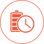 Long Runtime up to 90 hours